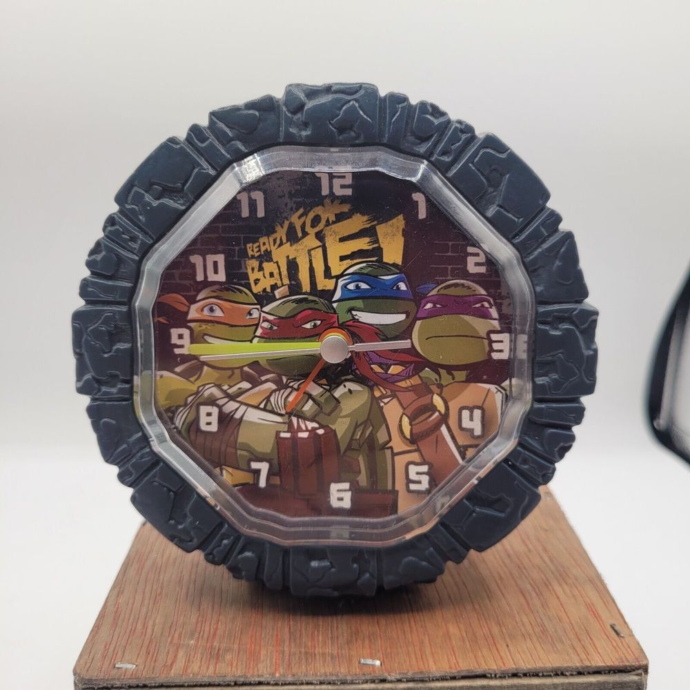 2013‎ Teenage Mutant Ninja Turtles READY FOR BATTLE Nickelodean Alarm Clock